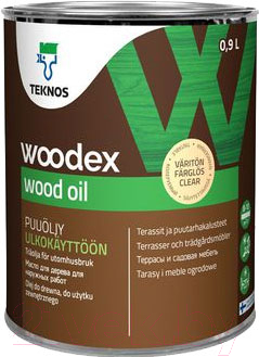 Масло для древесины Teknos Woodex Wood Oil Aqua (900мл, коричневый)