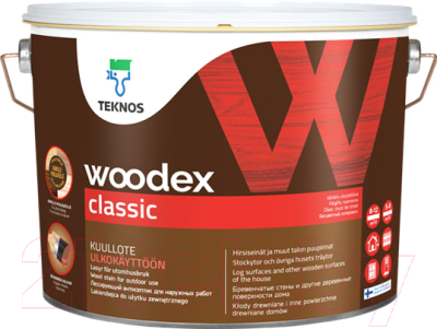 Антисептик для древесины Teknos Woodex Classic B3 (18л)