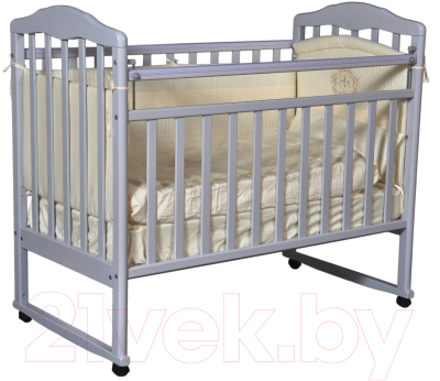Детская кроватка Антел Алита-2 (серый)