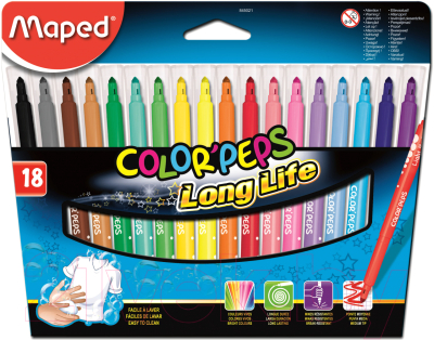 Фломастеры Maped Color Peps (18шт)