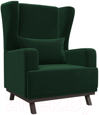 Кресло мягкое Mebelico Джон / 101974 (велюр, зеленый)
