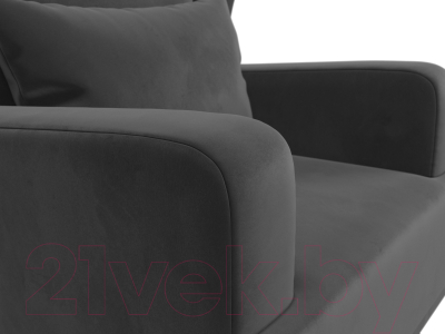 Кресло мягкое Mebelico Джон / 101976 (велюр, серый)