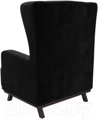 Кресло мягкое Mebelico Джон / 101978 (велюр, черный)