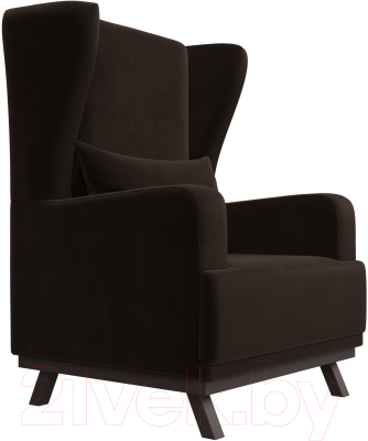 Кресло мягкое Mebelico Джон / 101981 (микровельвет, коричневый)
