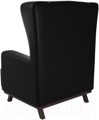 Кресло мягкое Mebelico Джон / 101990 (экокожа, черный)