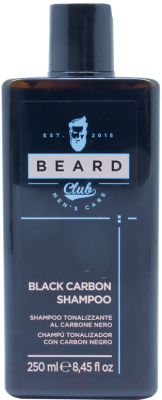 Шампунь для бороды Beard Club Тонизирующий с черным углем (250мл)