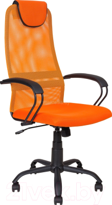 Кресло офисное Алвест AV 142 ML (черный/оранжевый)