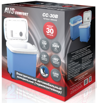Автохолодильник AVS CC-30B / a80553s (30л)