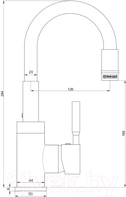 Смеситель Gross Aqua ColorFlex 3241508W