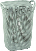 Корзина для белья Curver Knit Laundry Hamper / 228411 (синий) - 