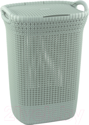Корзина для белья Curver Knit Laundry Hamper / 228411 (синий)