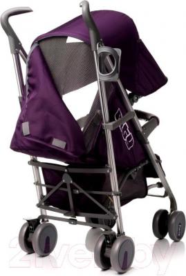 Детская прогулочная коляска 4Baby City 2015 (фиолетовый) - окошко для мамы