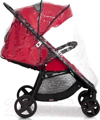 Детская прогулочная коляска EasyGo Quantum Black (Scarlet) - дождевик