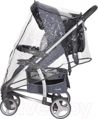Детская прогулочная коляска EasyGo Virage (Carbon) - с дождевиком