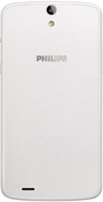 Смартфон Philips Xenium V387 (белый + синяя сменная панель)