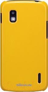 Чехол-накладка Nillkin Multi-Color (желтый, для Nexus 4/E960) - общий вид
