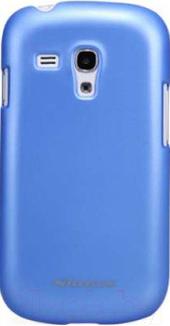 Чехол-накладка Nillkin Multi-Color (синий, для Galaxy S3 mini/I8190) - общий вид