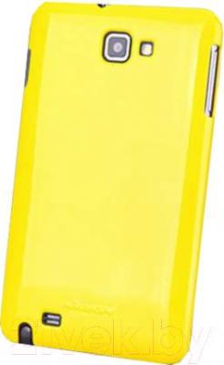 Чехол-накладка Nillkin Shining (желтый, для Galaxy Note/N7000) - общий вид
