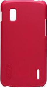 Чехол-накладка Nillkin Super Frosted (красный, для Nexus 4/E960) - общий вид