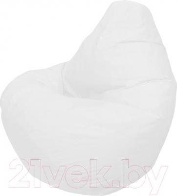 Бескаркасное кресло Flagman Груша Макси Г2.1-00 (белый) - общий вид