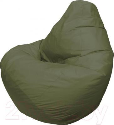 Бескаркасное кресло Flagman Груша Макси Г2.2-04 (темно-оливковый) - общий вид