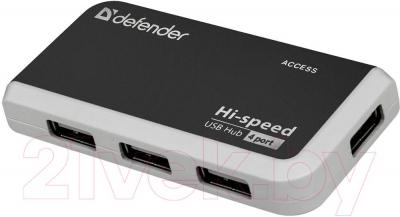 USB-хаб Defender Quadro Infix / 83504 - общий вид