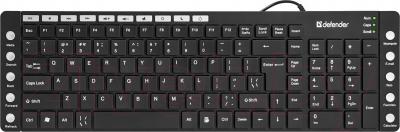 Клавиатура Defender OfficeMate MM-810 / 45810 (черный)