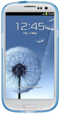 Чехол-накладка Samsung Protective Cover (синий, для Galaxy S3/I9300)