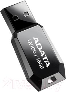Usb flash накопитель A-data UV100 (16 GB, черный) - общий вид