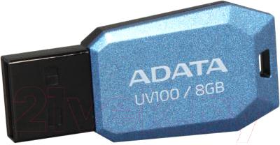 Usb flash накопитель A-data UV100 (8 GB, синий) - общий вид