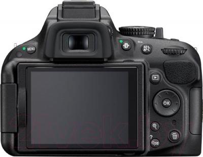 Зеркальный фотоаппарат Nikon D5200 Kit (18-55mm VR II, черный) - дисплей