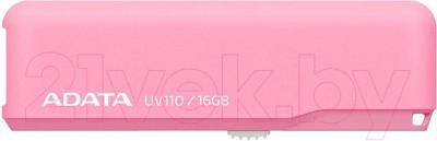Usb flash накопитель A-data UV110 (16 GB, розовый) - общий вид