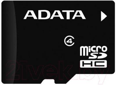 

Карта памяти A-data, microSDHC (Class 4) 16Gb (AUSDH16GCL4-RA1)