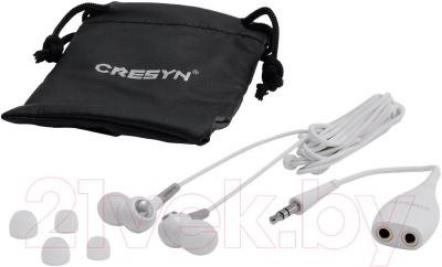 Наушники Cresyn C412E Staccato (белый) - комплектация