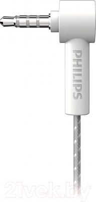 Наушники-гарнитура Philips SHO2205WT/10 - штекер