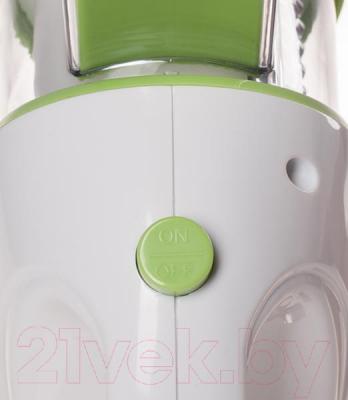 Овощерезка электрическая Kitfort KT-1304-2 (зеленый) - кнопка включения
