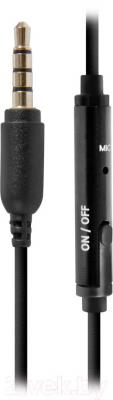 Наушники-гарнитура Defender Accord HN-053 / 63053 (черный) - микрофон и штекер