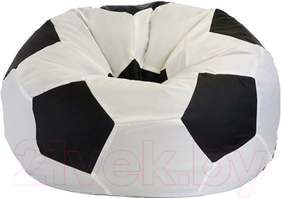 Бескаркасное кресло Flagman Мяч Стандарт М1.1-01 (белый/черный)