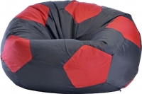 Бескаркасное кресло Flagman Мяч Стандарт М1.1-0700 (черный с красным) - 