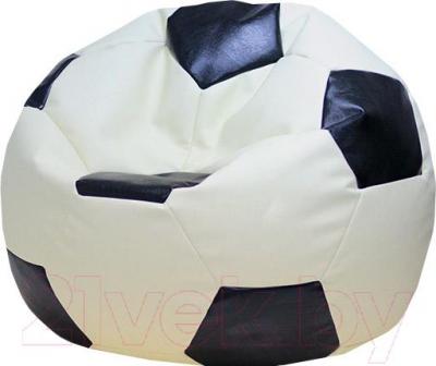 Бескаркасное кресло Flagman Мяч Стандарт М1.3-1016 (белый с черным)