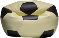 Бескаркасное кресло Flagman Мяч Стандарт М1.3-1116 (кремовый с черным) - 