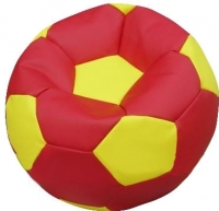 Бескаркасное кресло Flagman Мяч Стандарт М1.3-0908 (красный с желтым) - 