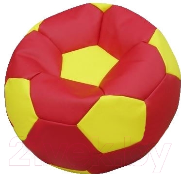 Бескаркасное кресло Flagman Мяч Стандарт М1.3-0908 (красный с желтым)