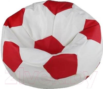 Бескаркасное кресло Flagman Мяч Стандарт М1.3-1009 (белый с красным)