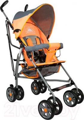 Детская прогулочная коляска INFINITY Echo (оранжевый) - общий вид
