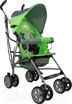 Детская прогулочная коляска INFINITY Echo (зеленый) - общий вид