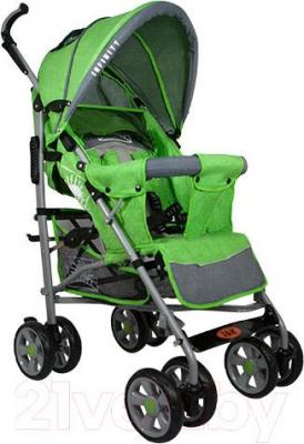 Детская прогулочная коляска INFINITY Lider Light (зеленый) - общий вид