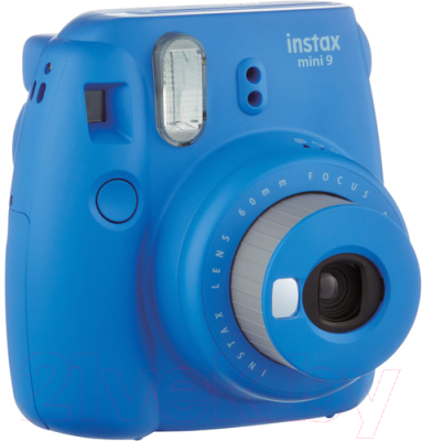 Фотоаппарат с мгновенной печатью Fujifilm Instax Mini 9 с пленкой Instax Mini 10шт + Instax Mini Star 10шт (синий)