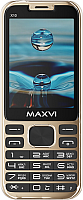 Мобильный телефон Maxvi X10 (золотистый) - 