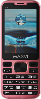 Мобильный телефон Maxvi X10 (Rose gold)